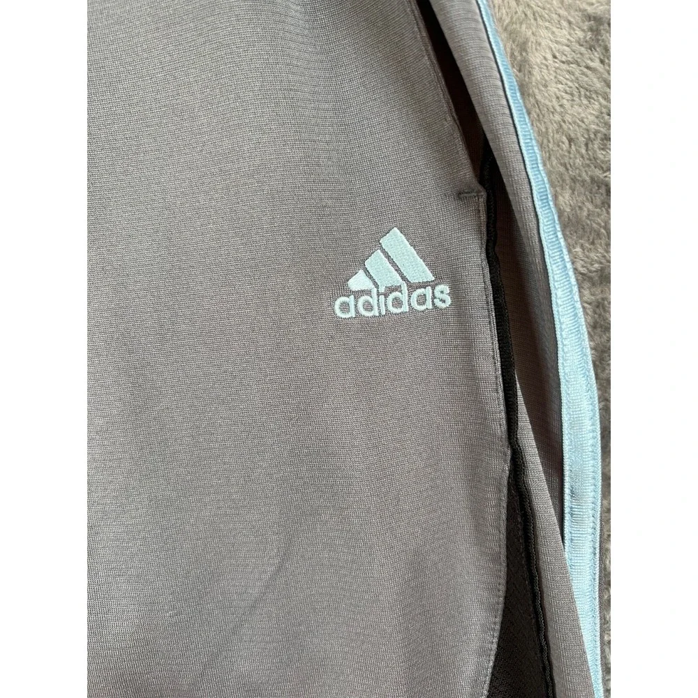 Adidas Silky Dazzle Basketball Shorts Mens Size XL Gray Three Stripe 8" Inseam - Picture 2 of 7